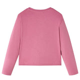 VidaXL Chemise enfant à manches longues 116 couleur framboise