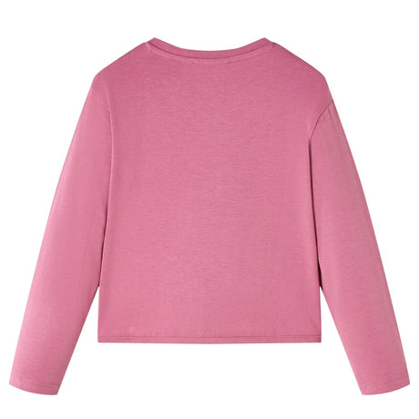 VidaXL Chemise enfant à manches longues 116 couleur framboise