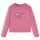 VidaXL Chemise enfant à manches longues 128 couleur framboise