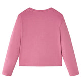 VidaXL Chemise enfant à manches longues 128 couleur framboise