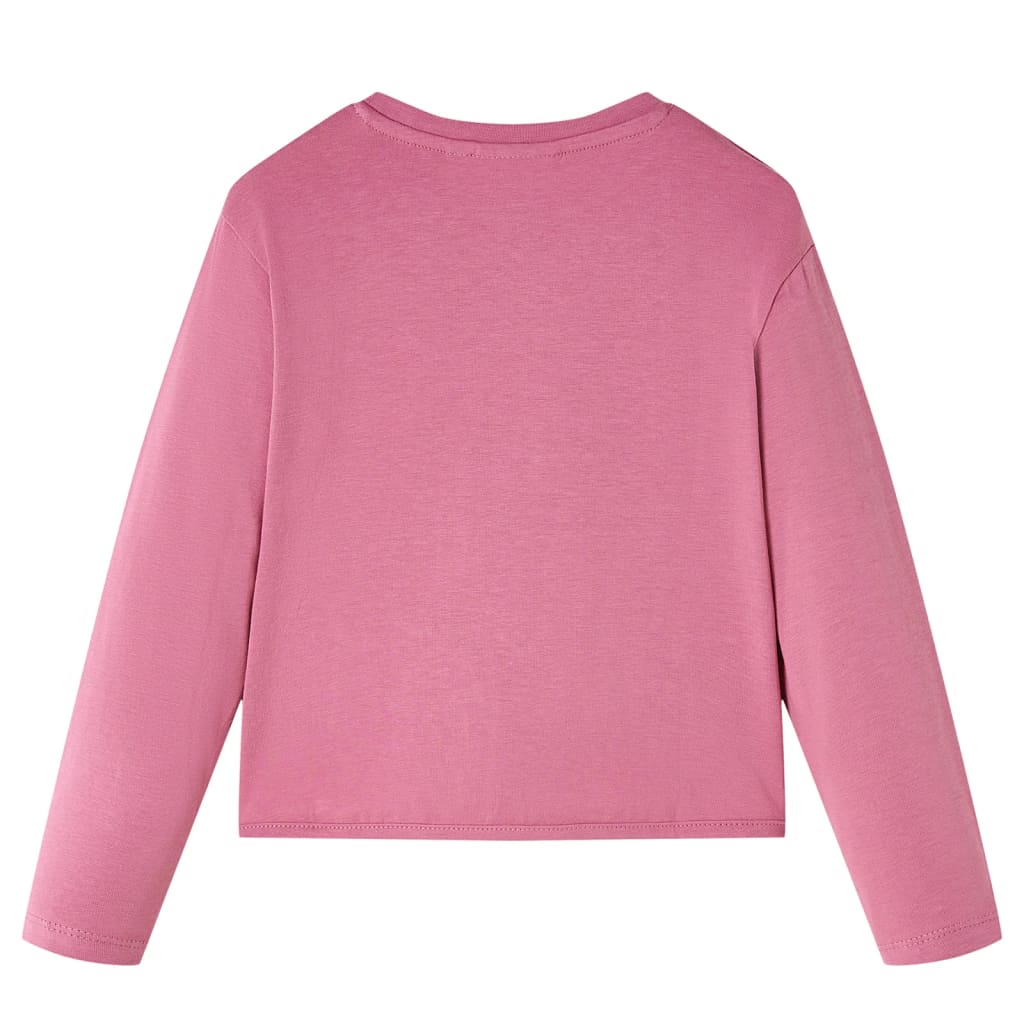 VidaXL Chemise enfant à manches longues 140 couleur framboise