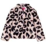 VidaXL Manteau enfant 116 fourrure artificielle rose clair