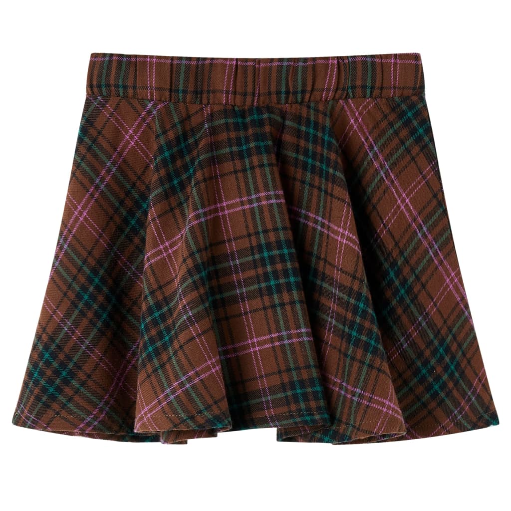 VidaXL Jupe enfant 128 couleur cognac