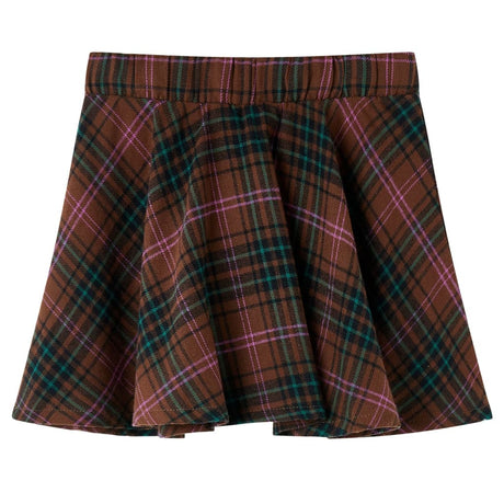 VidaXL Jupe enfant 128 couleur cognac