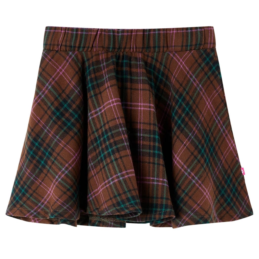 VidaXL Jupe enfant 140 couleur cognac
