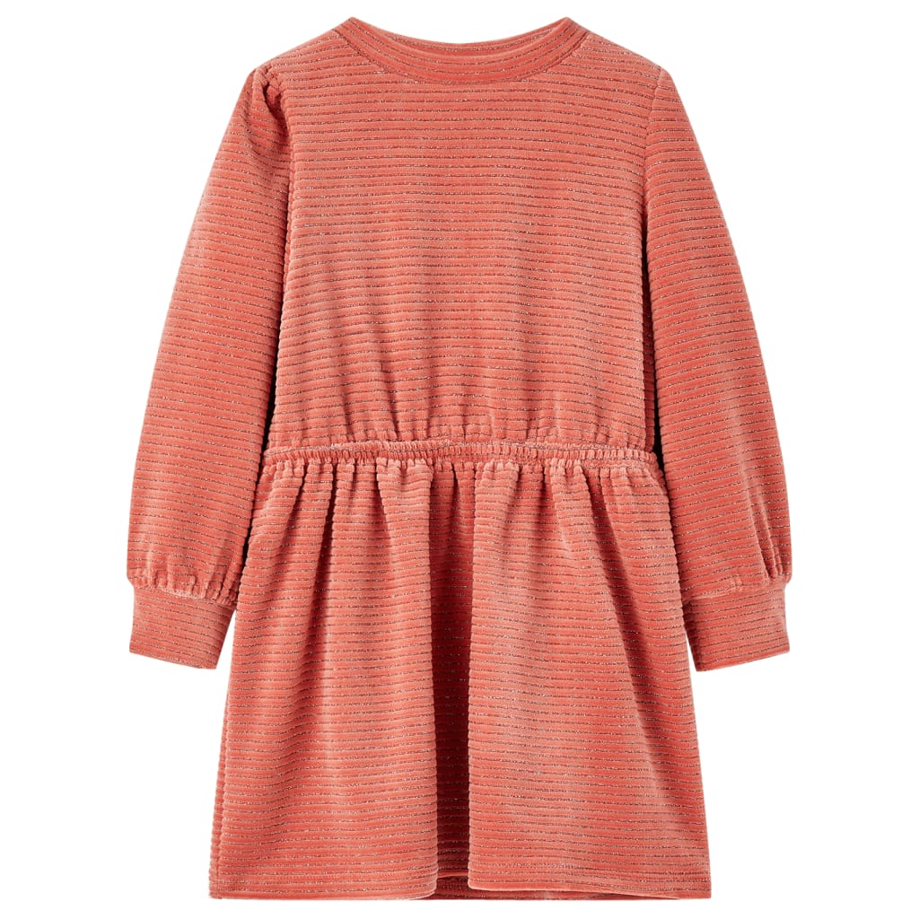 VidaXL Robe enfant à manches longues 92 rose moyen