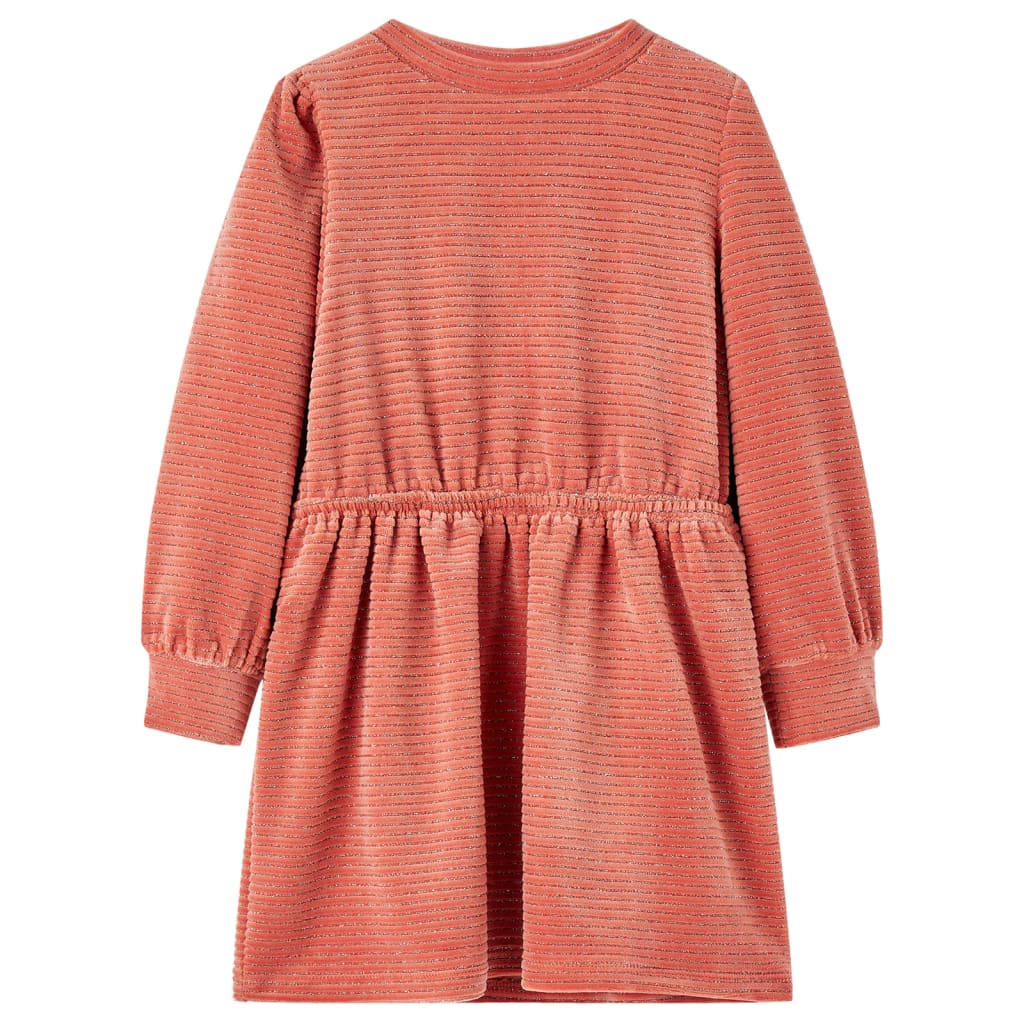VidaXL Robe enfant à manches longues 104 rose moyen