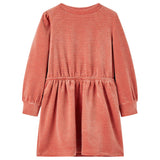 VidaXL Robe enfant à manches longues 104 rose moyen