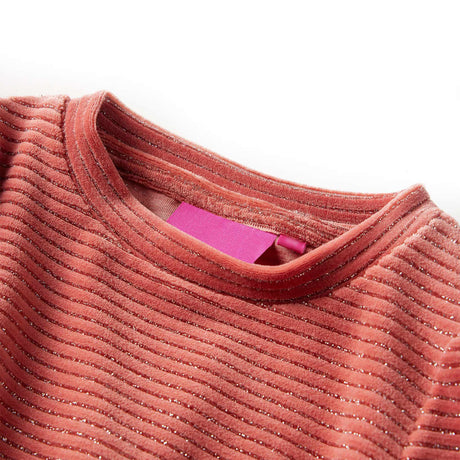 VidaXL Robe enfant à manches longues 104 rose moyen