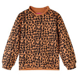 VidaXL Pull enfant 116 couleur cognac clair