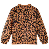 VidaXL Pull enfant 116 couleur cognac clair