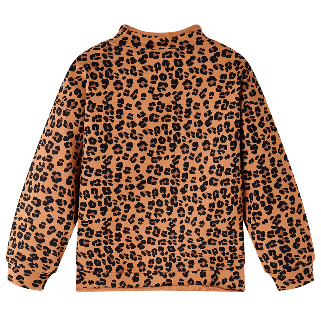VidaXL Pull enfant 140 couleur cognac clair