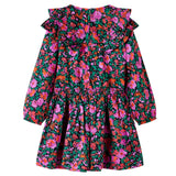 VidaXL Robe enfant à manches longues 104 rose vif