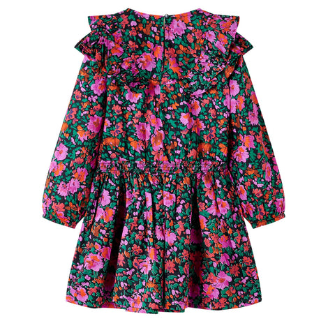 VidaXL Robe enfant à manches longues 104 rose vif