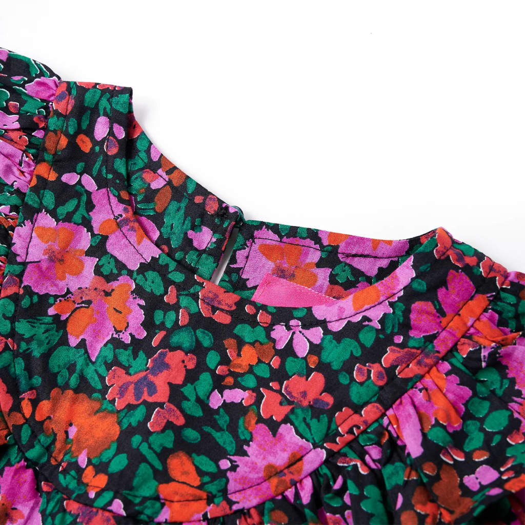 VidaXL Robe enfant à manches longues 116 rose vif
