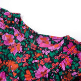 VidaXL Robe enfant à manches longues 128 rose vif