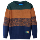 VidaXL Pull enfant tricoté 92 multicolore