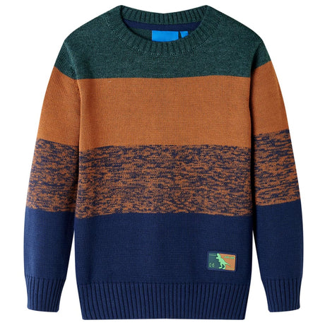 VidaXL Pull enfant tricoté 92 multicolore