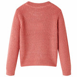 VidaXL Pull enfant tricoté 128 rose moyen