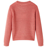 VidaXL Pull enfant tricoté 140 rose moyen