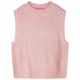 VidaXL Spencer enfant tricoté 92 rose clair