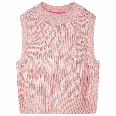 VidaXL Spencer enfant tricoté 92 rose clair