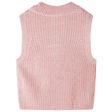 VidaXL Spencer enfant tricoté 92 rose clair