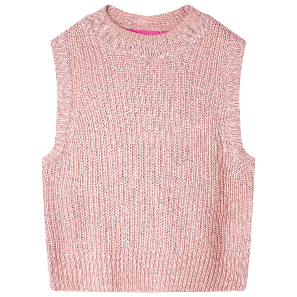 VidaXL Spencer enfant tricoté 104 rose clair