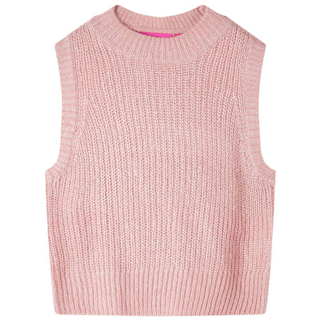 VidaXL Spencer enfant tricoté 104 rose clair