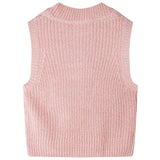 VidaXL Spencer enfant tricoté 104 rose clair