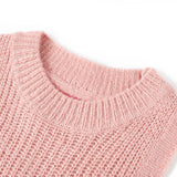 VidaXL Spencer enfant tricoté 104 rose clair