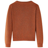 VidaXL Cardigan enfant tricoté 104 couleur cognac
