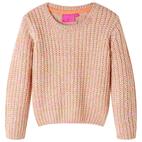 VidaXL Pull enfant tricoté 116 rose tendre