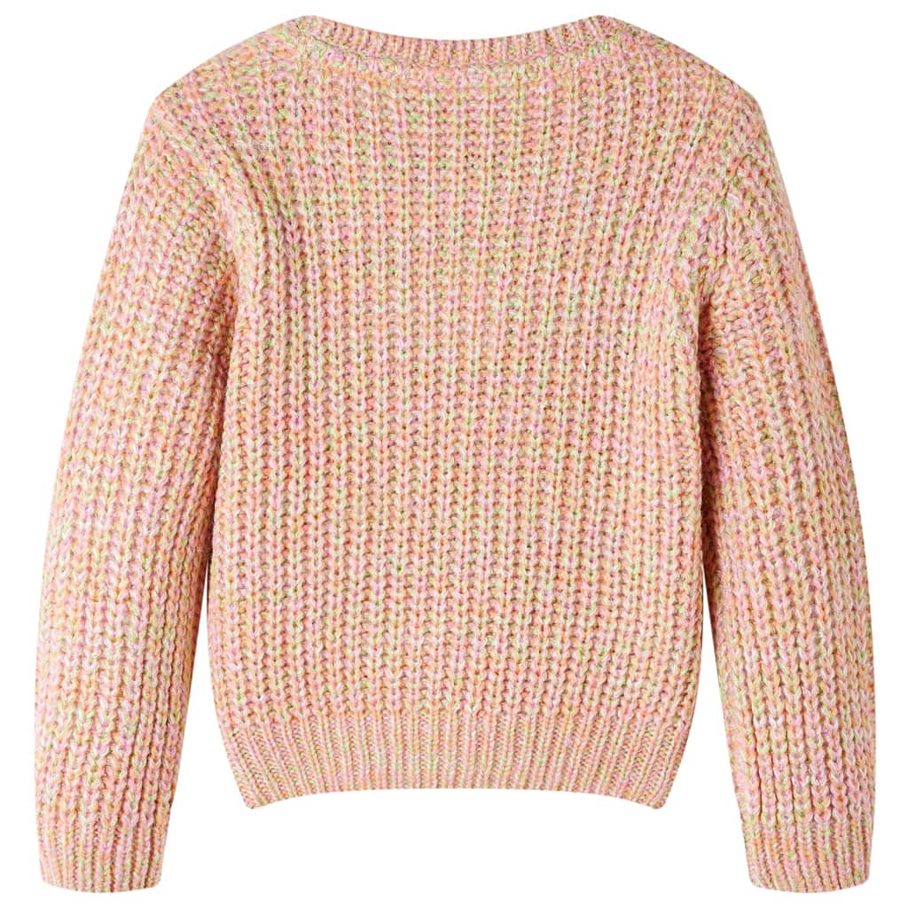 VidaXL Pull enfant tricoté 116 rose tendre