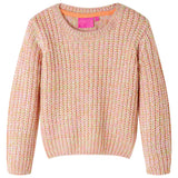 VidaXL Pull enfant tricoté 140 rose tendre