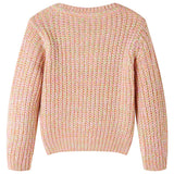 VidaXL Pull enfant tricoté 140 rose tendre