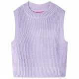 VidaXL Spencer enfant tricoté 92 lilas clair
