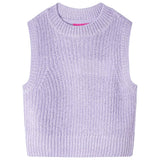 VidaXL Spencer enfant tricoté 104 lilas clair