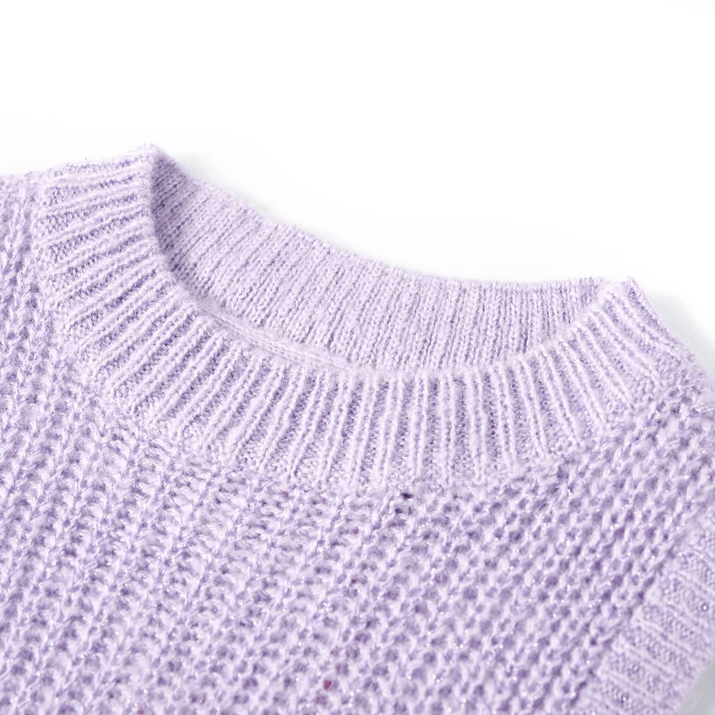 VidaXL Spencer enfant tricoté 104 lilas clair