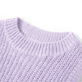 VidaXL Spencer enfant tricoté 104 lilas clair