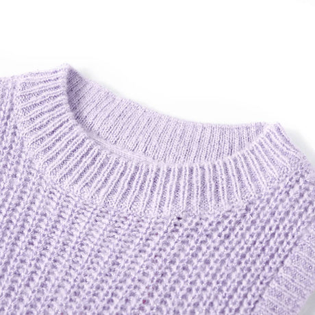 VidaXL Spencer enfant tricoté 104 lilas clair
