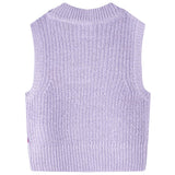 VidaXL Spencer enfant tricoté 116 lilas clair