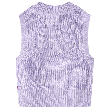 VidaXL Spencer enfant tricoté 116 lilas clair