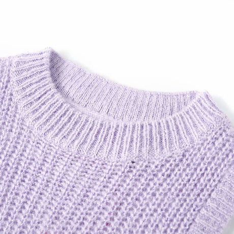 VidaXL Spencer enfant tricoté 116 lilas clair