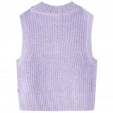 VidaXL Spencer enfant tricoté 140 lilas clair
