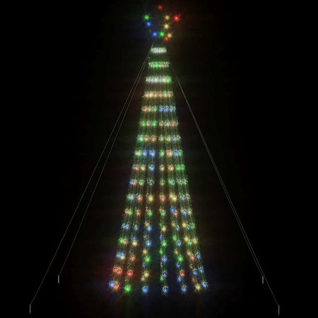VidaXL Cône lumineux 275 LED multicolores 180 cm