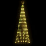 VidaXL Cône lumineux 688 LED blanc chaud 300 cm