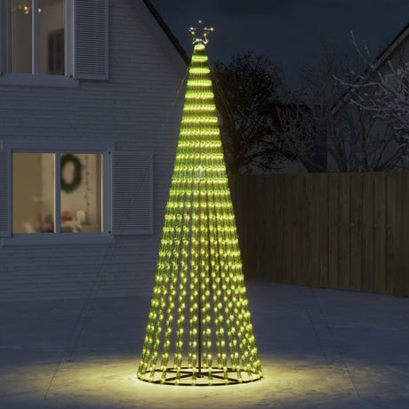 VidaXL Cône lumineux 688 LED blanc chaud 300 cm