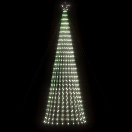 VidaXL Cône lumineux 688 LED blanc froid 300 cm