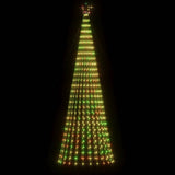 Vidaxxl cône lumineux 688 LED multicolores 300 cm
